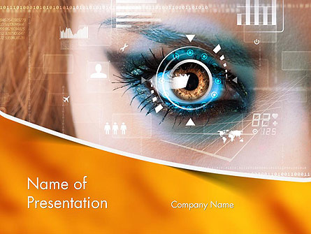 Eye Tracking Presentation Template, Master Slide