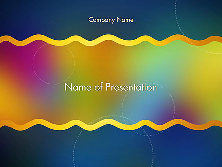 Cheerful Positive Abstract Presentation Template, Master Slide