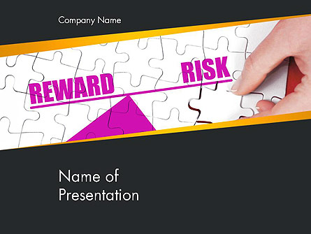 Risk vs Reward Presentation Template, Master Slide