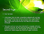 Translucent Green Leaf slide 2