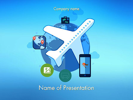 Modern Online Travel Presentation Template, Master Slide