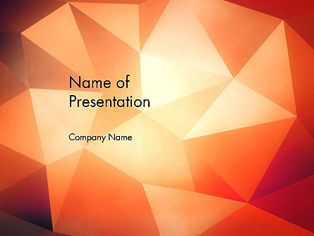 Geometric Polygons Abstract Presentation Template, Master Slide