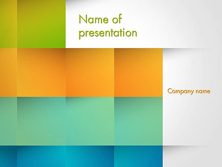 Shades of Colors Abstract Presentation Template, Master Slide