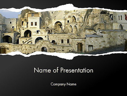 Cave City Presentation Template, Master Slide