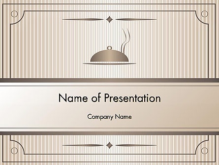 Cafe Theme Presentation Template, Master Slide