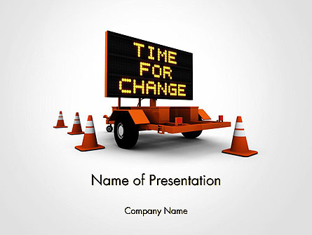 Making Changes Presentation Template, Master Slide