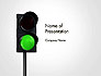 Green Railroad Traffic Light slide 1