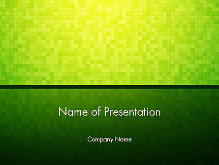 Green Gradient Mosaic Presentation Template, Master Slide