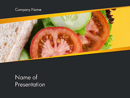 Healthy Snack Presentation Template, Master Slide