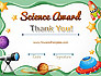 Science Award Certificate slide 20