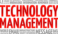 Technology Management Word Cloud Presentation Template