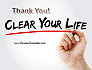 Hand Writing Clear Your Life with Marker slide 20