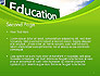 Education Just Ahead Green Road Sign slide 2