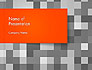 Mosaic Background of Gray Squares slide 1