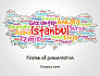 Turkish Cities Word Cloud slide 1