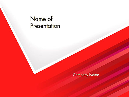 Right Angle Abstract Presentation Template, Master Slide