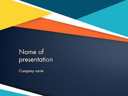 Geometric Shapes Abstract Presentation Template, Master Slide