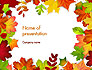 Fall Leaves Border Frame slide 1