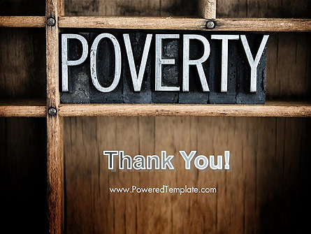 Word Poverty Presentation Template for PowerPoint and Keynote | PPT Star