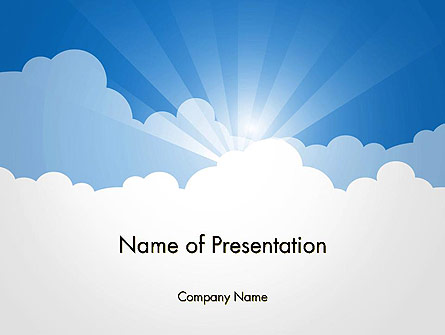 Blue Sky Presentation Template, Master Slide