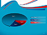 Blue, White and Red Curve Shapes PowerPoint Temaplte slide 14