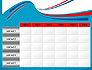 Blue, White and Red Curve Shapes PowerPoint Temaplte slide 15