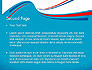 Blue, White and Red Curve Shapes PowerPoint Temaplte slide 2