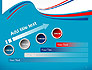 Blue, White and Red Curve Shapes PowerPoint Temaplte slide 9