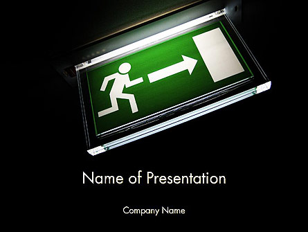 Emergency Lighting Presentation Template, Master Slide