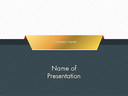 Business Style Abstract Presentation Template, Master Slide