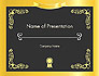 Gold Certificate Frame slide 1