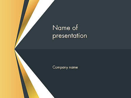 Abstract Triangle Shapes Presentation Template, Master Slide