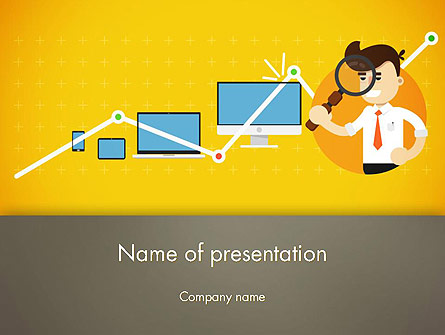 Reporting Analyst Presentation Template, Master Slide