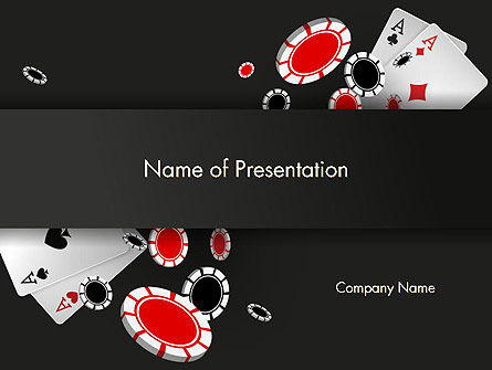 Poker Chips Presentation Template, Master Slide