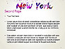 New York Skyline in Watercolor Splatters slide 2