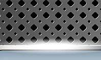 Perforated Metallic Surface with Plate Abstract Presentation Template