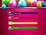 Colorful Balloons Festive slide 3