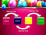 Colorful Balloons Festive slide 4