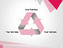 Abstract Pink Flat Triangles slide 10