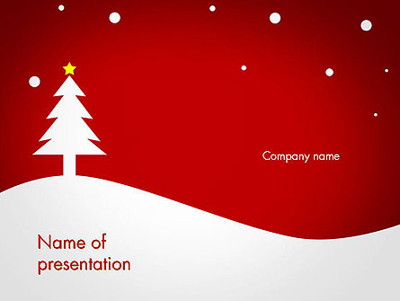 Christmas Day Background Presentation Template, Master Slide