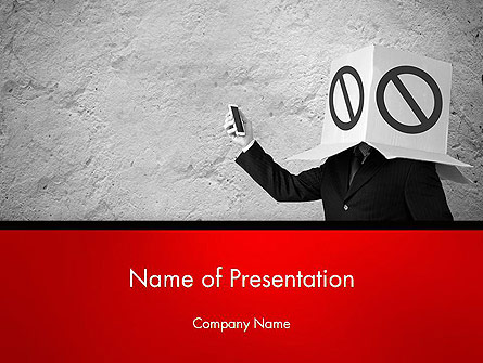 Ad Blocking Presentation Template, Master Slide