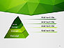 Abstract Green Triangle Background slide 12