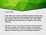 Abstract Green Triangle Background slide 2