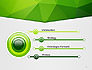Abstract Green Triangle Background slide 3
