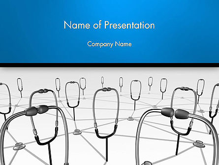 Doctor Network Presentation Template, Master Slide