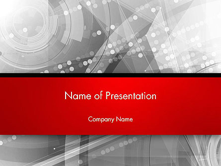 Scientific Future Technology Abstract Presentation Template, Master Slide