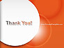 White Circle on Orange Background slide 20