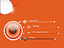 White Circle on Orange Background slide 3