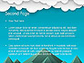 Mountains and Clouds Paper Art Style slide 2
