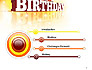 3D Happy Birthday Text slide 3